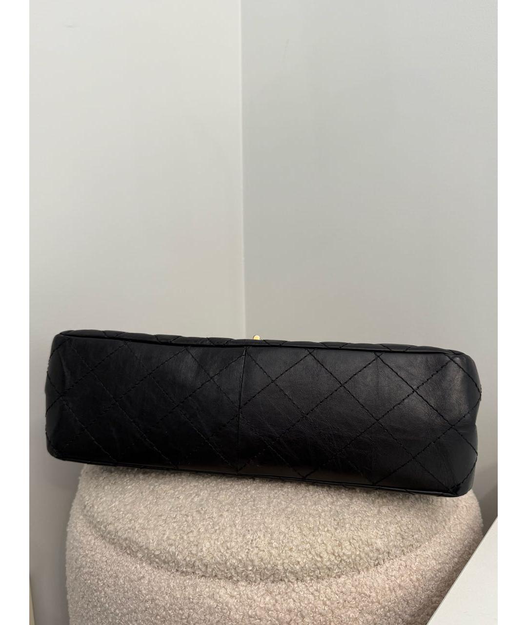 CHANEL Черная кожаная сумка через плечо, фото 6