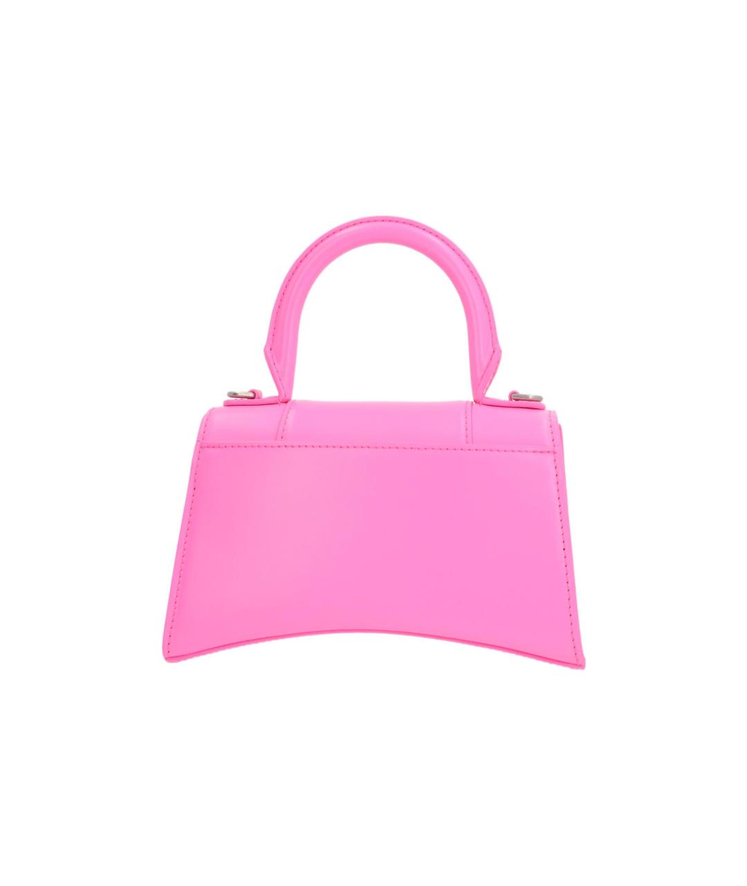 BALENCIAGA Розовая кожаная сумка через плечо, фото 3