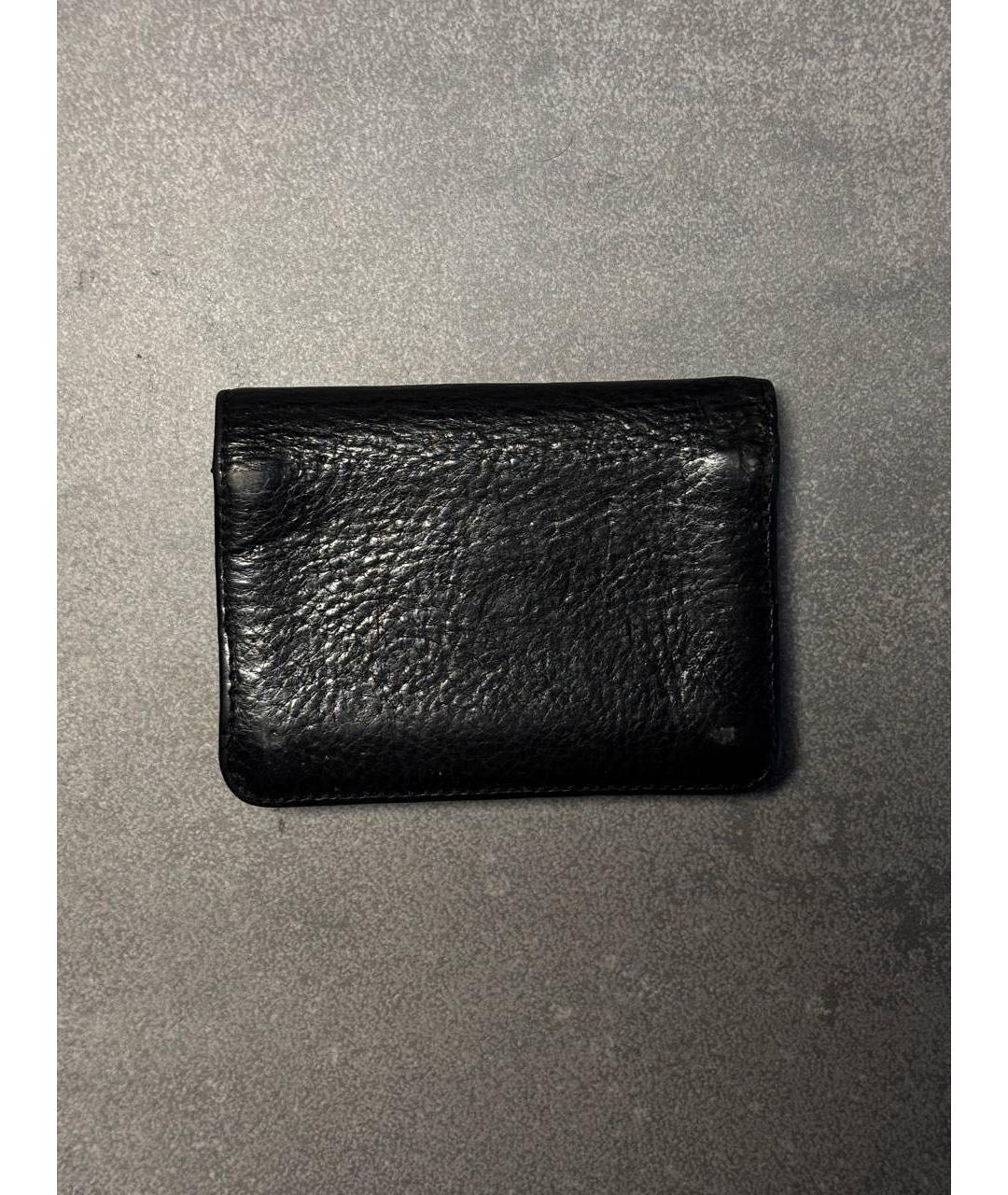 CHROME HEARTS Черный кожаный кардхолдер, фото 5