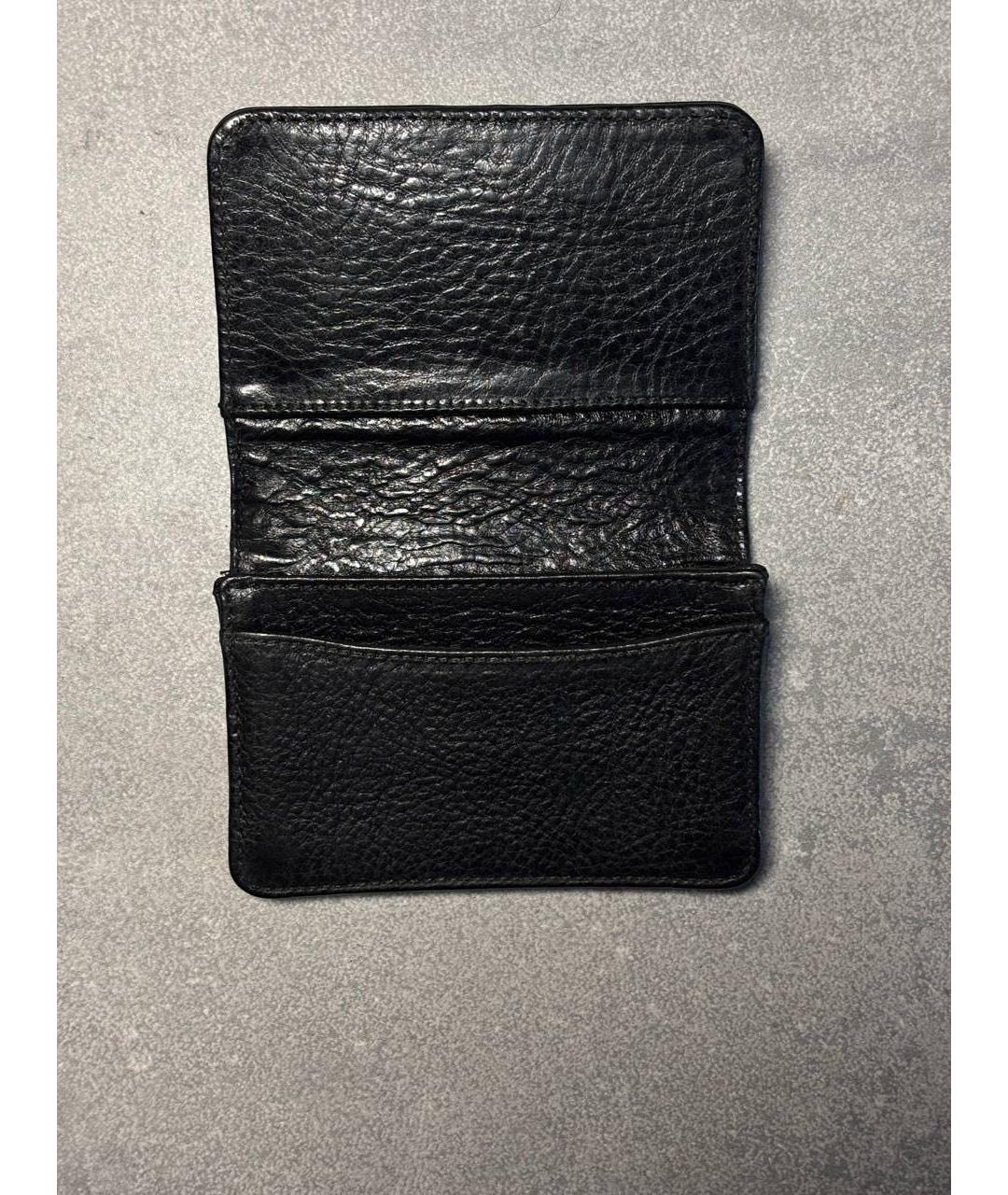 CHROME HEARTS Черный кожаный кардхолдер, фото 4