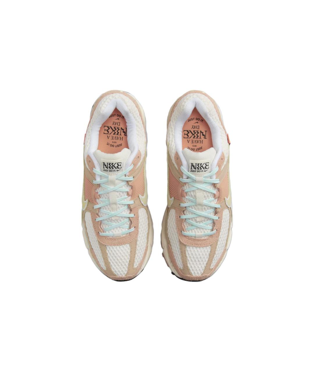 NIKE Бежевые кожаные кроссовки, фото 4