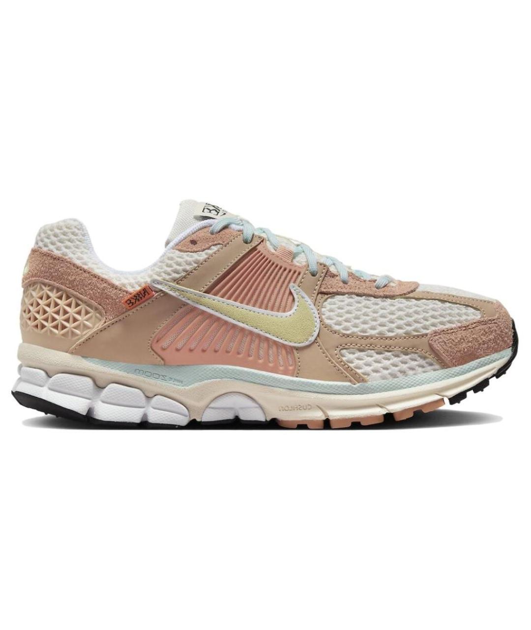 NIKE Бежевые кожаные кроссовки, фото 1