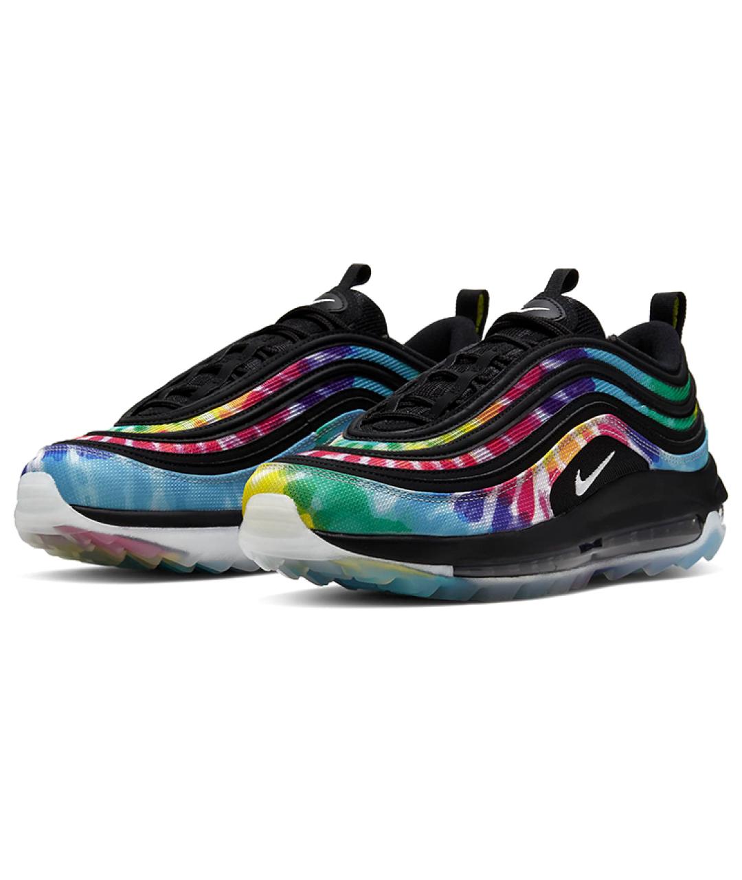 NIKE Черные кожаные кроссовки, фото 4