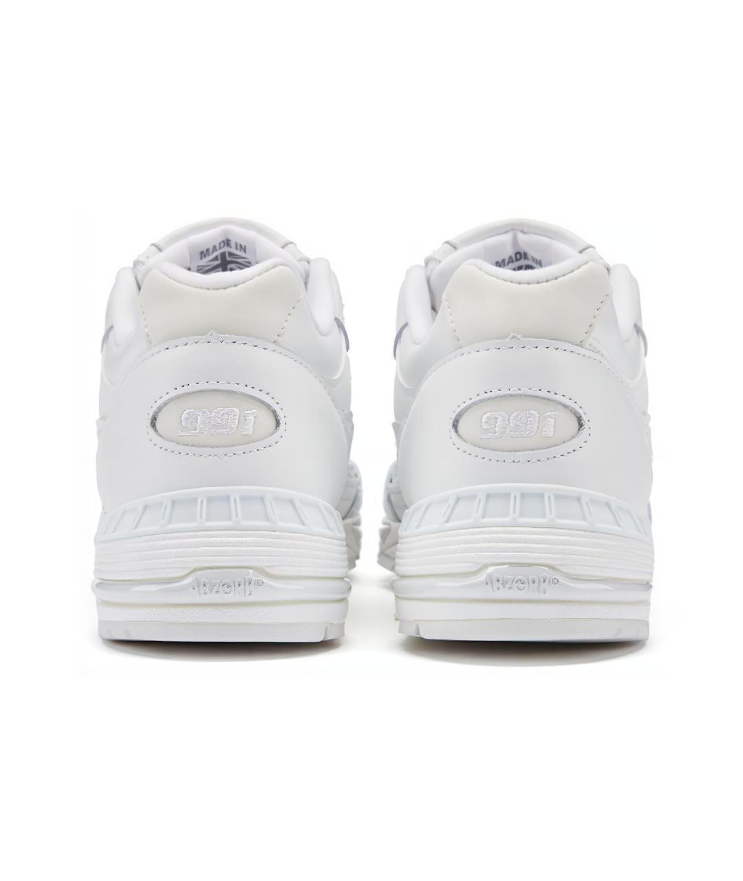 NEW BALANCE Белые кожаные кроссовки, фото 5