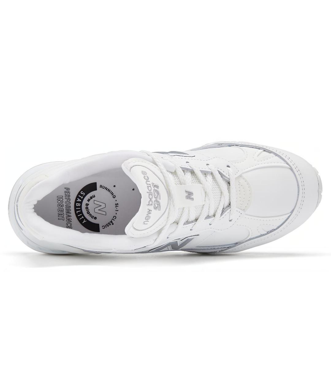 NEW BALANCE Белые кожаные кроссовки, фото 4