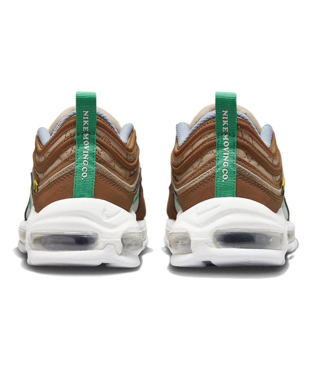 NIKE Коричневые низкие кроссовки / кеды, фото 6