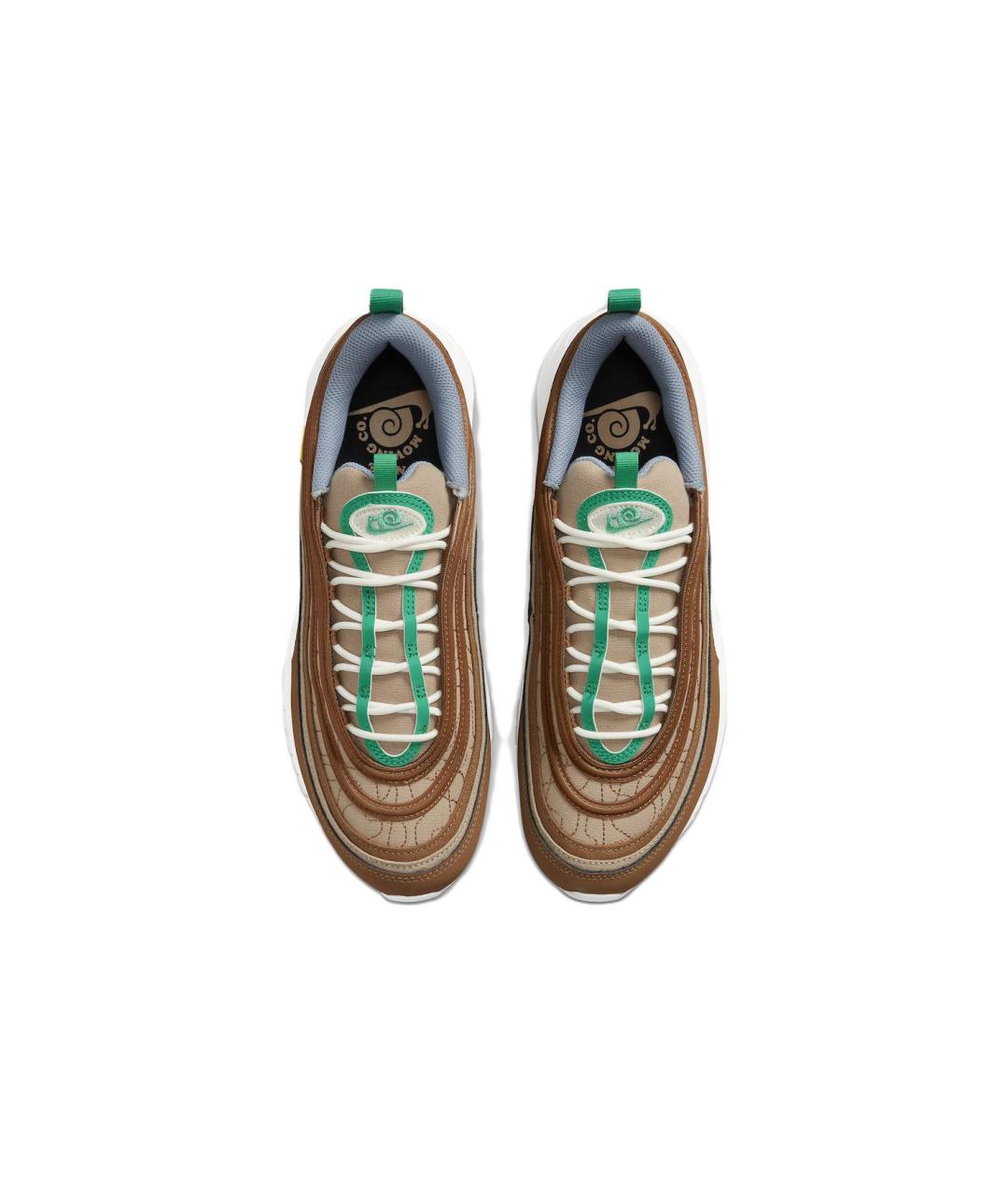 NIKE Коричневые низкие кроссовки / кеды, фото 5