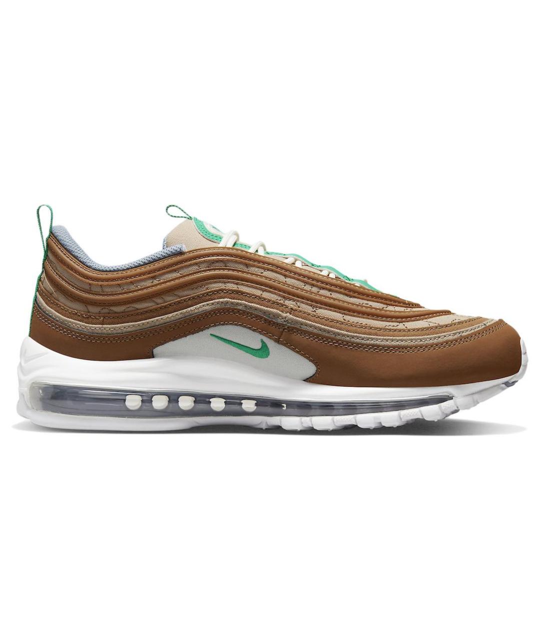 NIKE Коричневые низкие кроссовки / кеды, фото 3