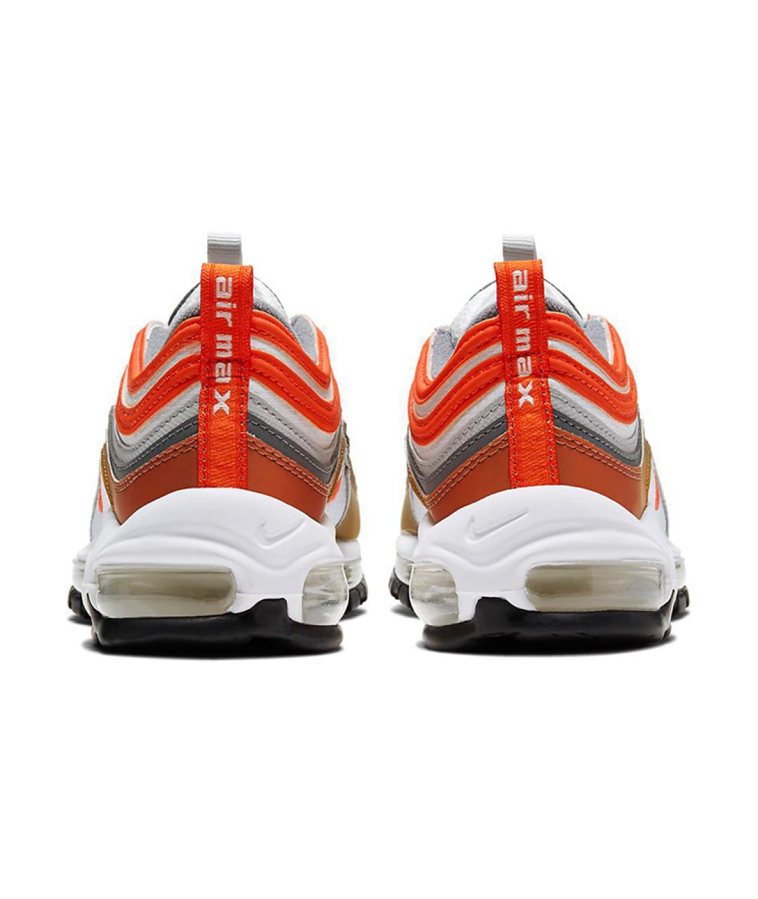 NIKE Оранжевые текстильные кроссовки, фото 5