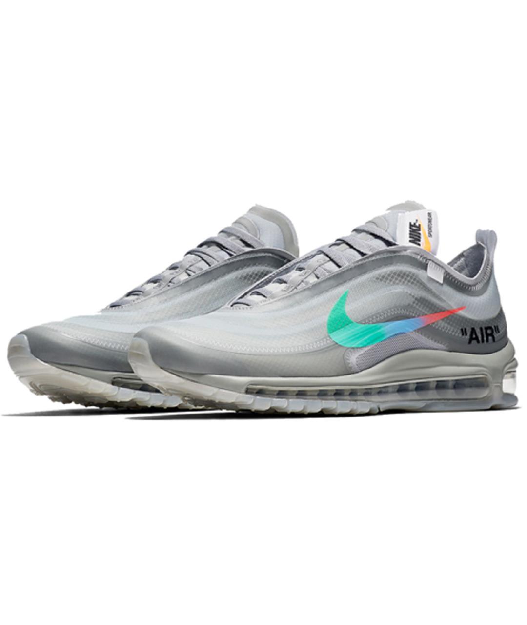 NIKE Серые текстильные кроссовки, фото 3