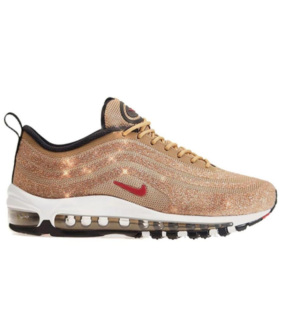 NIKE Золотые кроссовки, фото 1