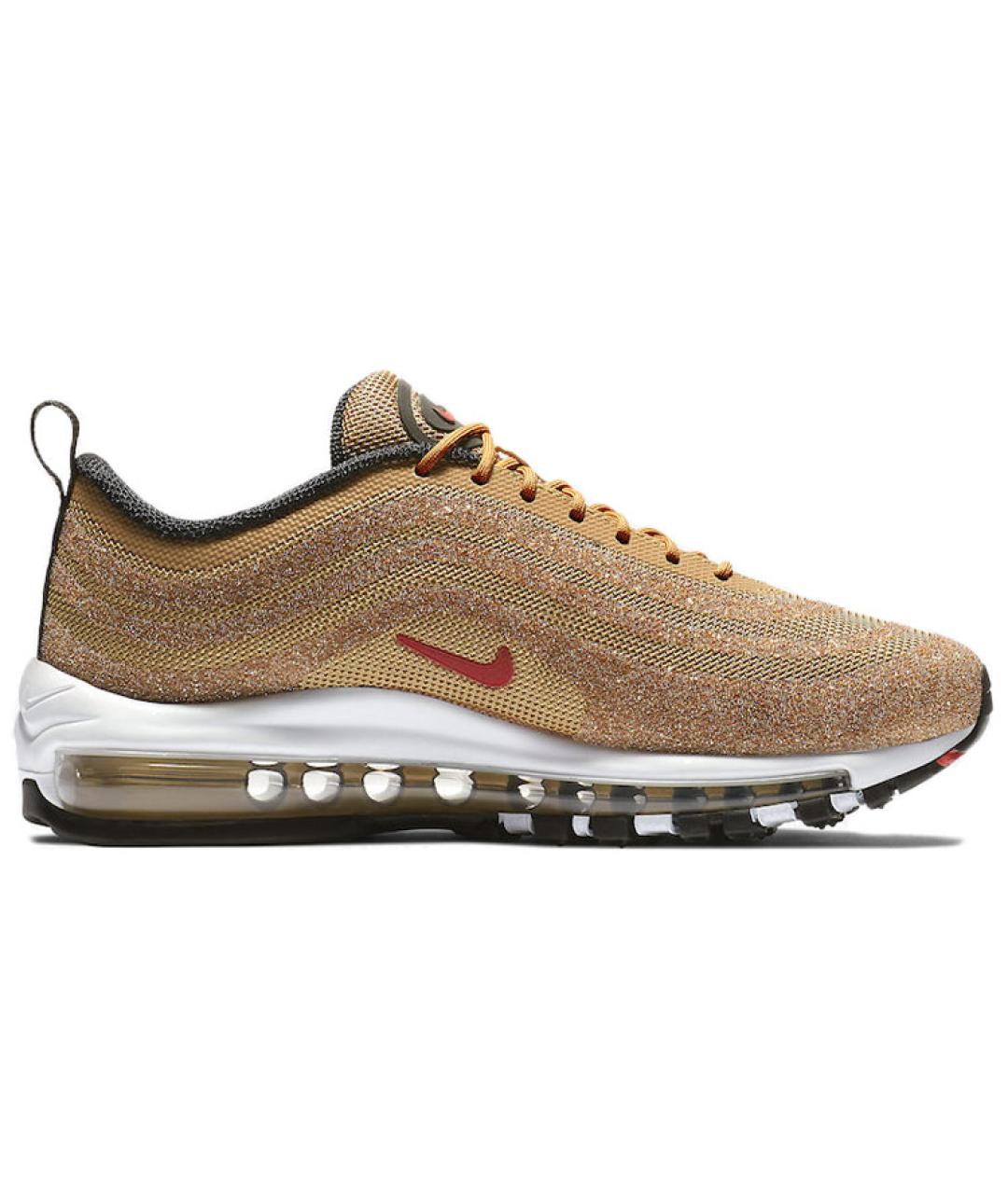 NIKE Золотые кроссовки, фото 2