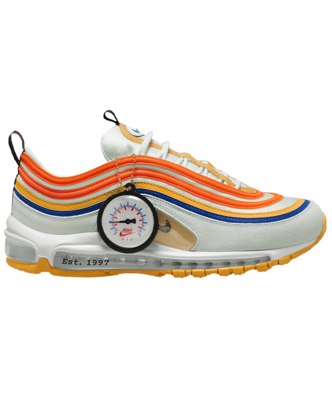 NIKE Оранжевые низкие кроссовки / кеды, фото 3