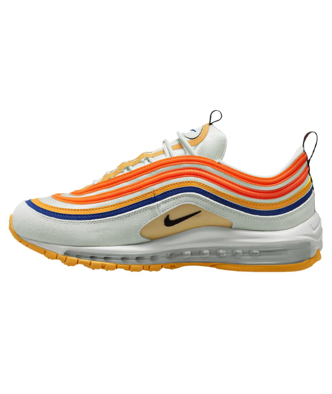 NIKE Оранжевые низкие кроссовки / кеды, фото 2