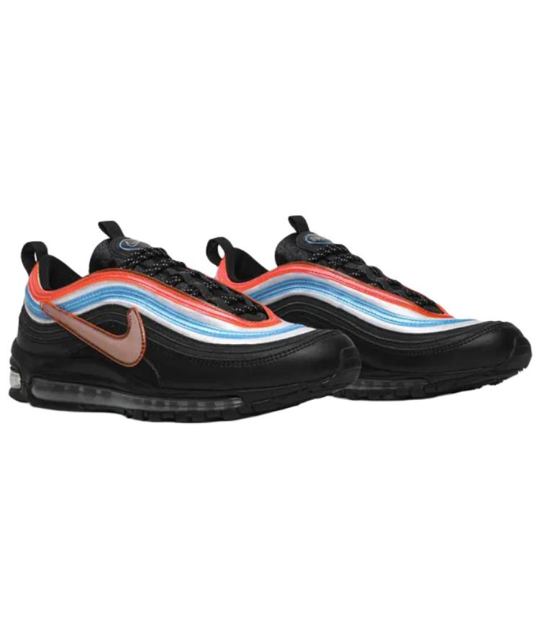 NIKE Черные кожаные кроссовки, фото 6