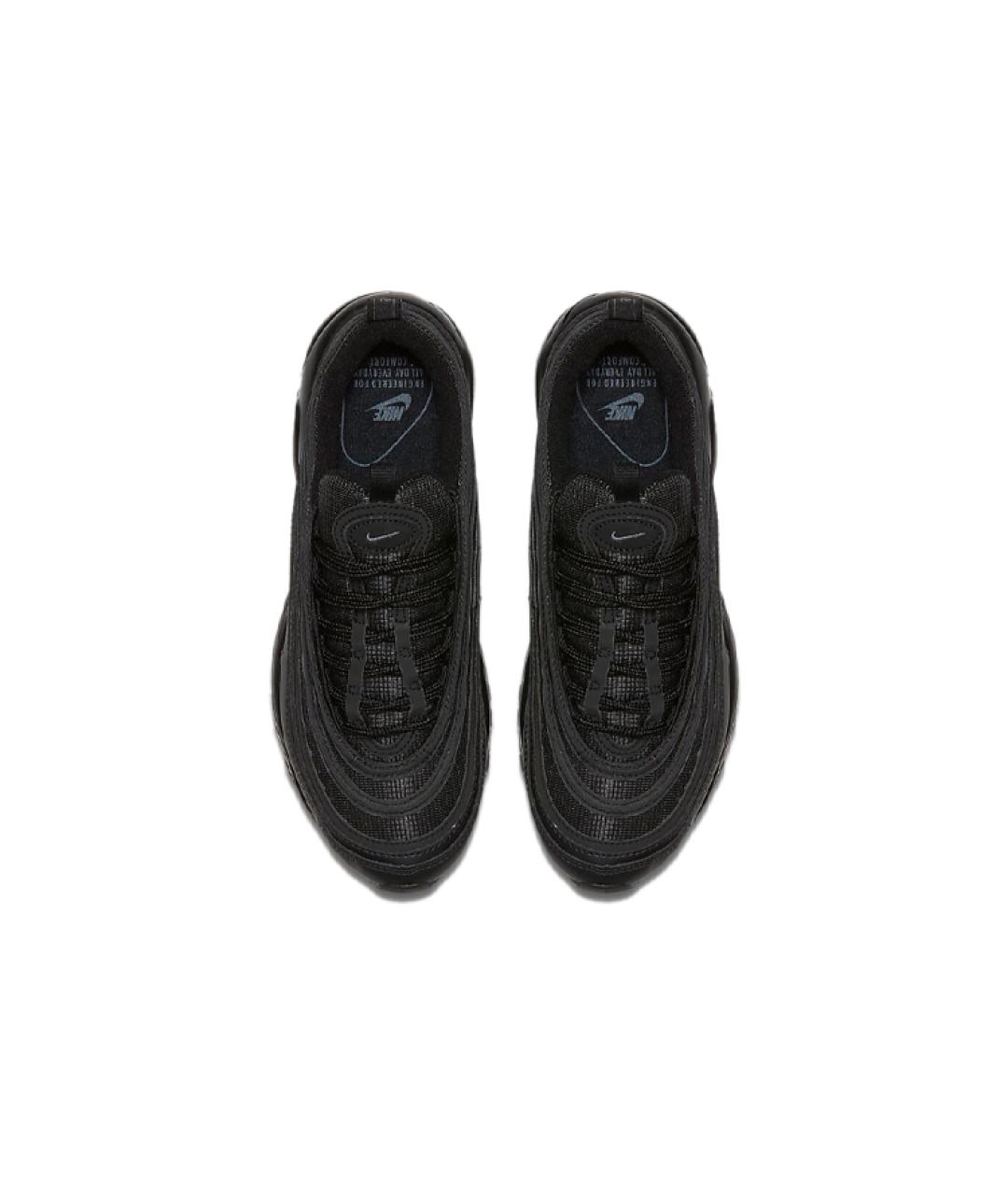 NIKE Черные кожаные кроссовки, фото 4