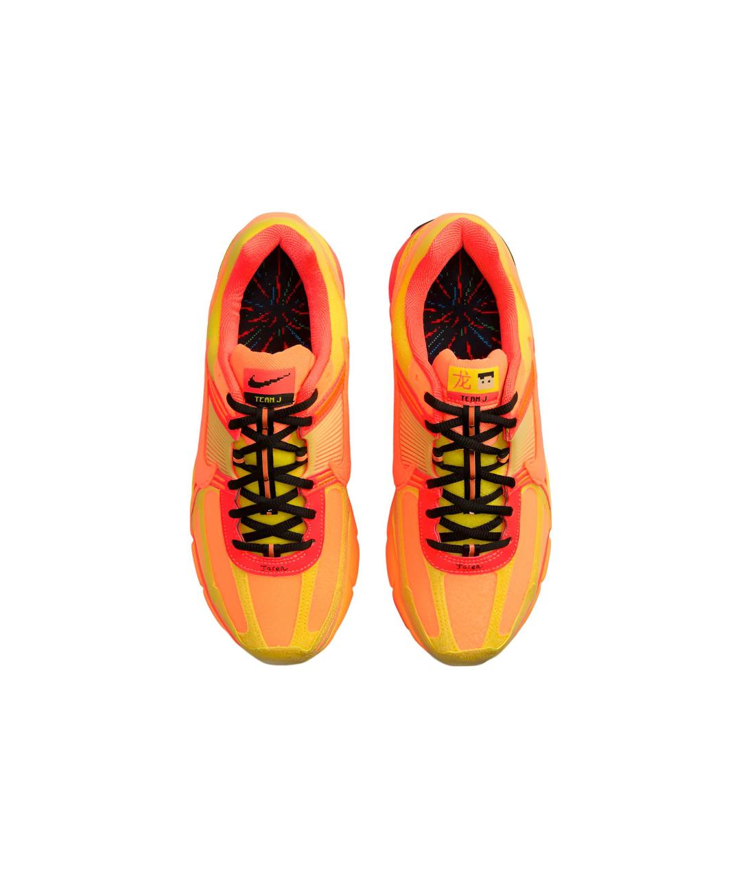 NIKE Оранжевое кожаные кроссовки, фото 5