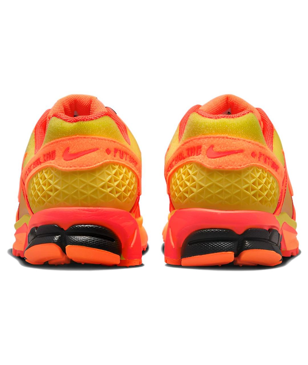 NIKE Оранжевое кожаные кроссовки, фото 6