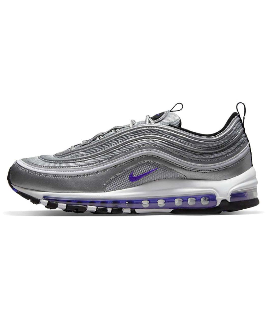 NIKE Серебряные низкие кроссовки / кеды, фото 2