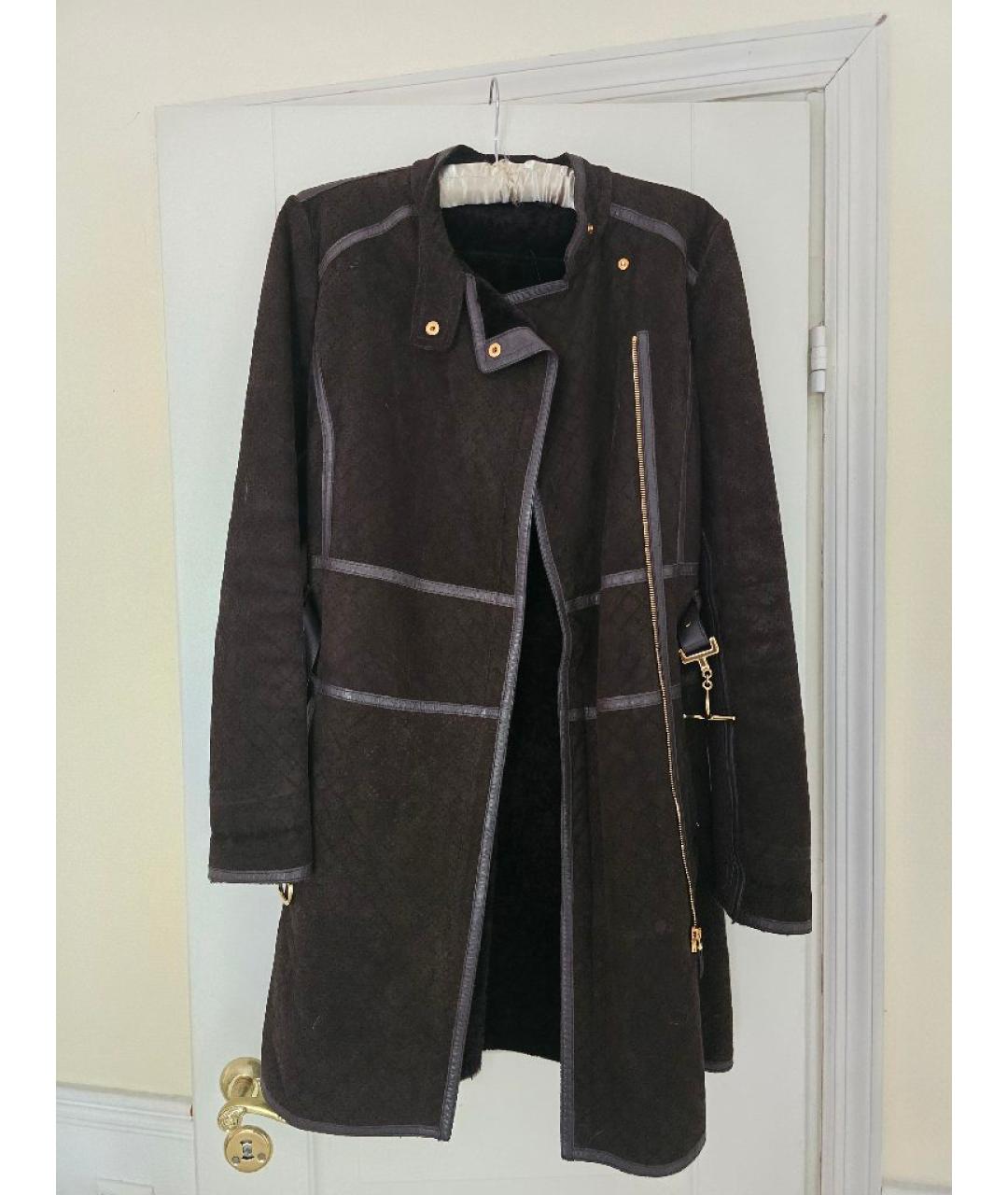 GUCCI Коричневая кожаная дубленка, фото 6