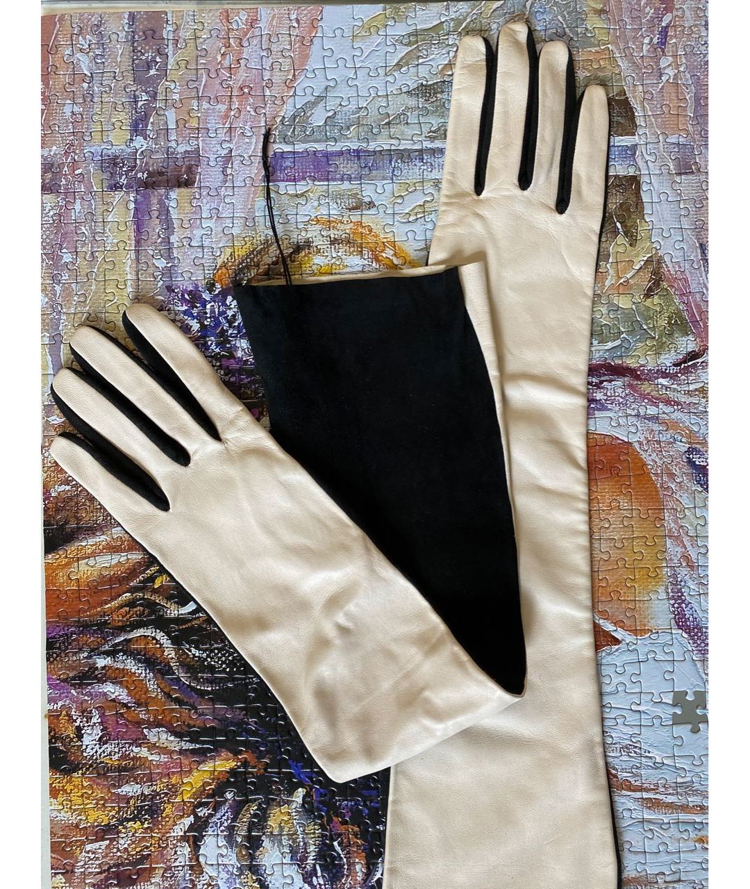 ICEBERG Белые кожаные перчатки, фото 6