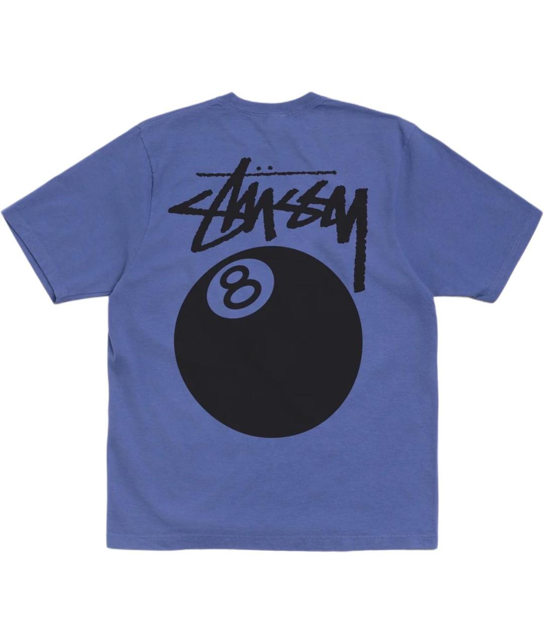 STUSSY Синяя футболка, фото 2
