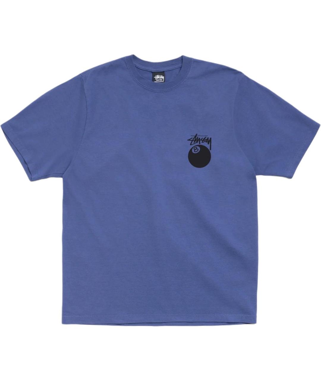 STUSSY Синяя футболка, фото 1