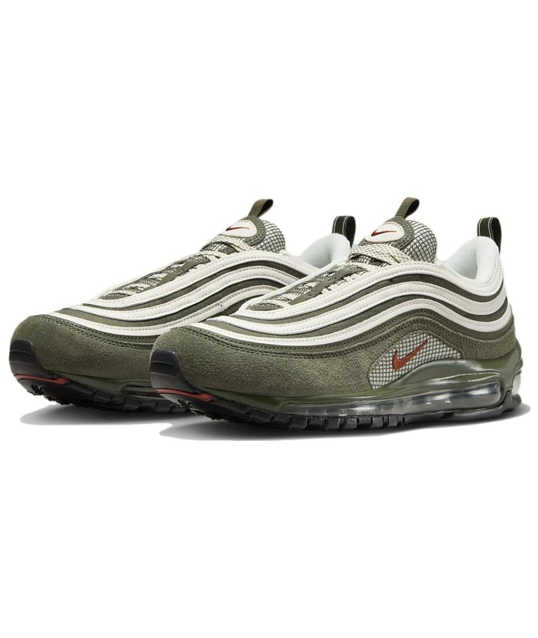 NIKE Зеленые низкие кроссовки / кеды, фото 3