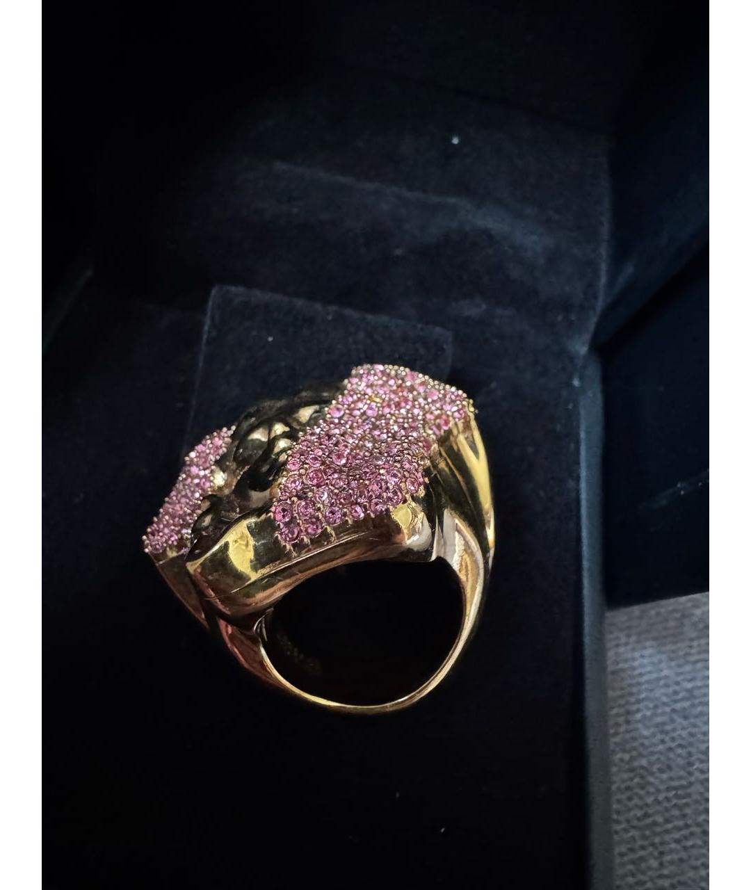 VERSACE Золотое латунное кольцо, фото 3