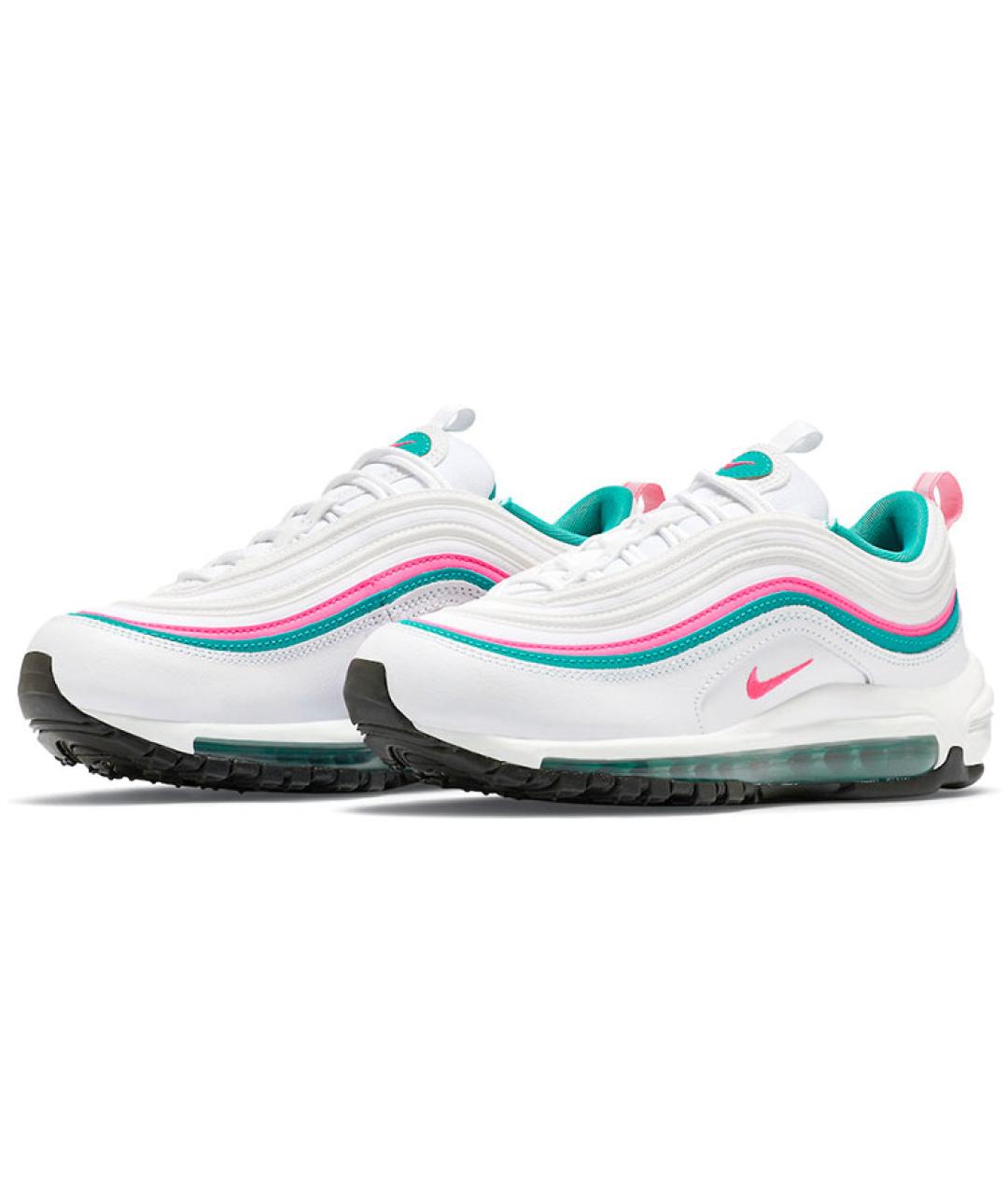 NIKE Белые кожаные кроссовки, фото 4