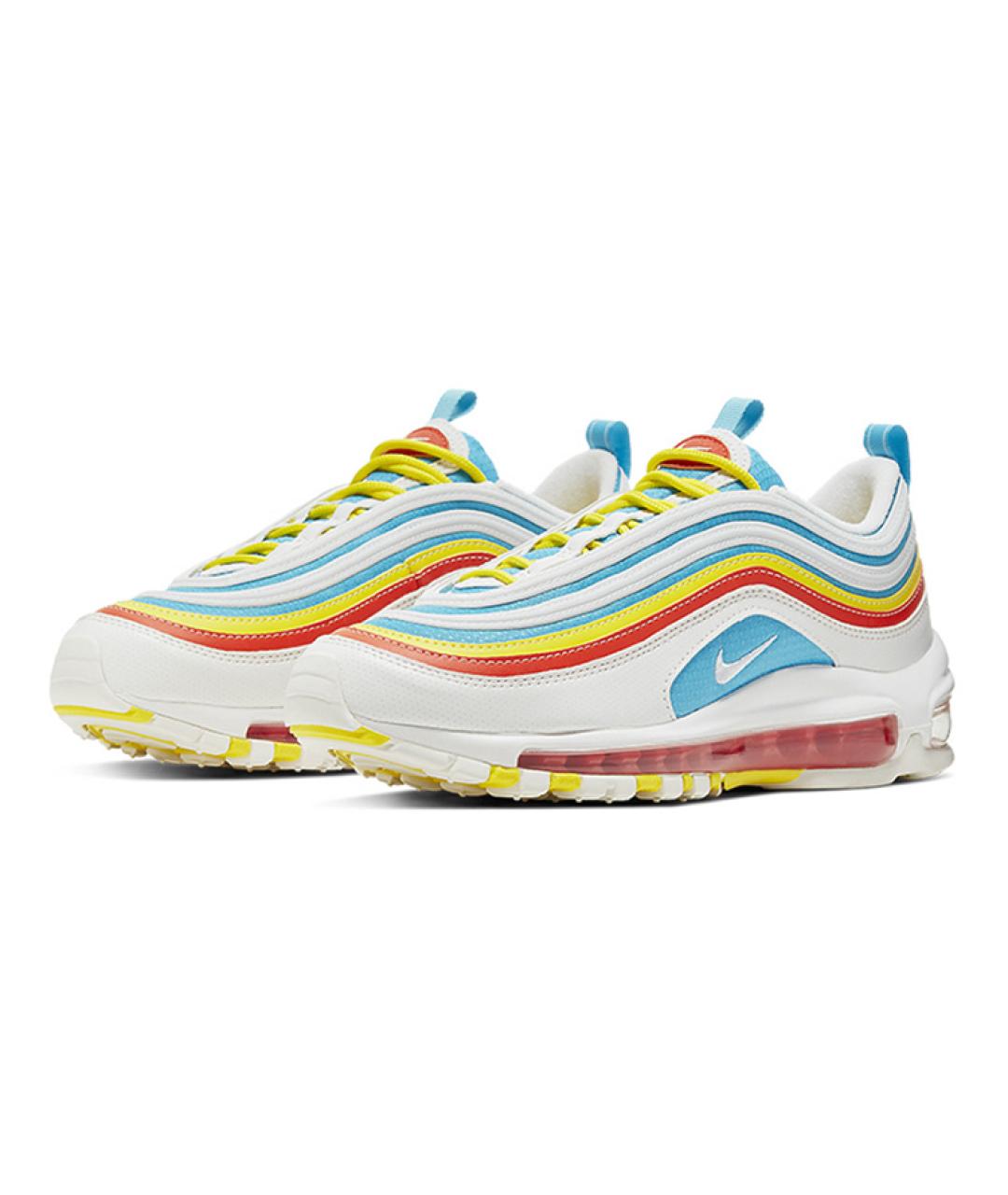 NIKE Белые кожаные кроссовки, фото 4
