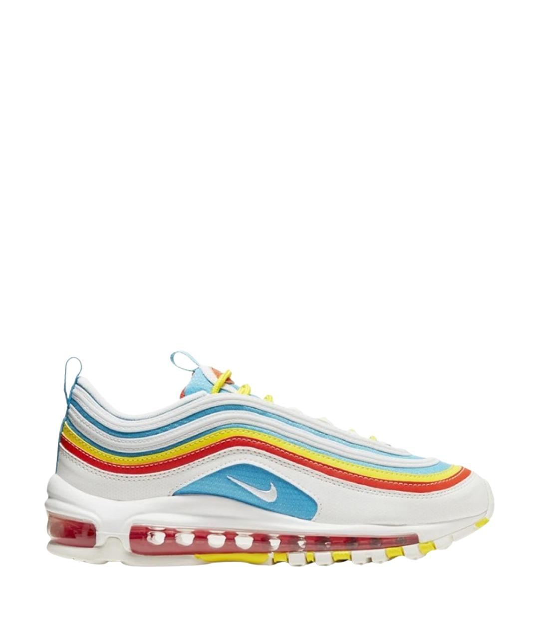 NIKE Белые кожаные кроссовки, фото 1