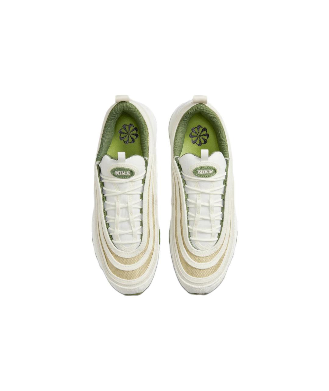 NIKE Зеленые низкие кроссовки / кеды, фото 5
