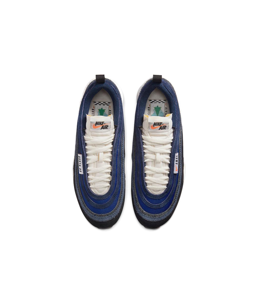NIKE Синие низкие кроссовки / кеды, фото 5