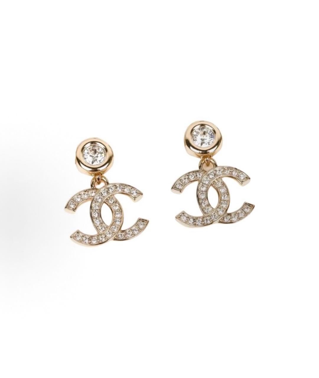 CHANEL Золотые серьги, фото 3