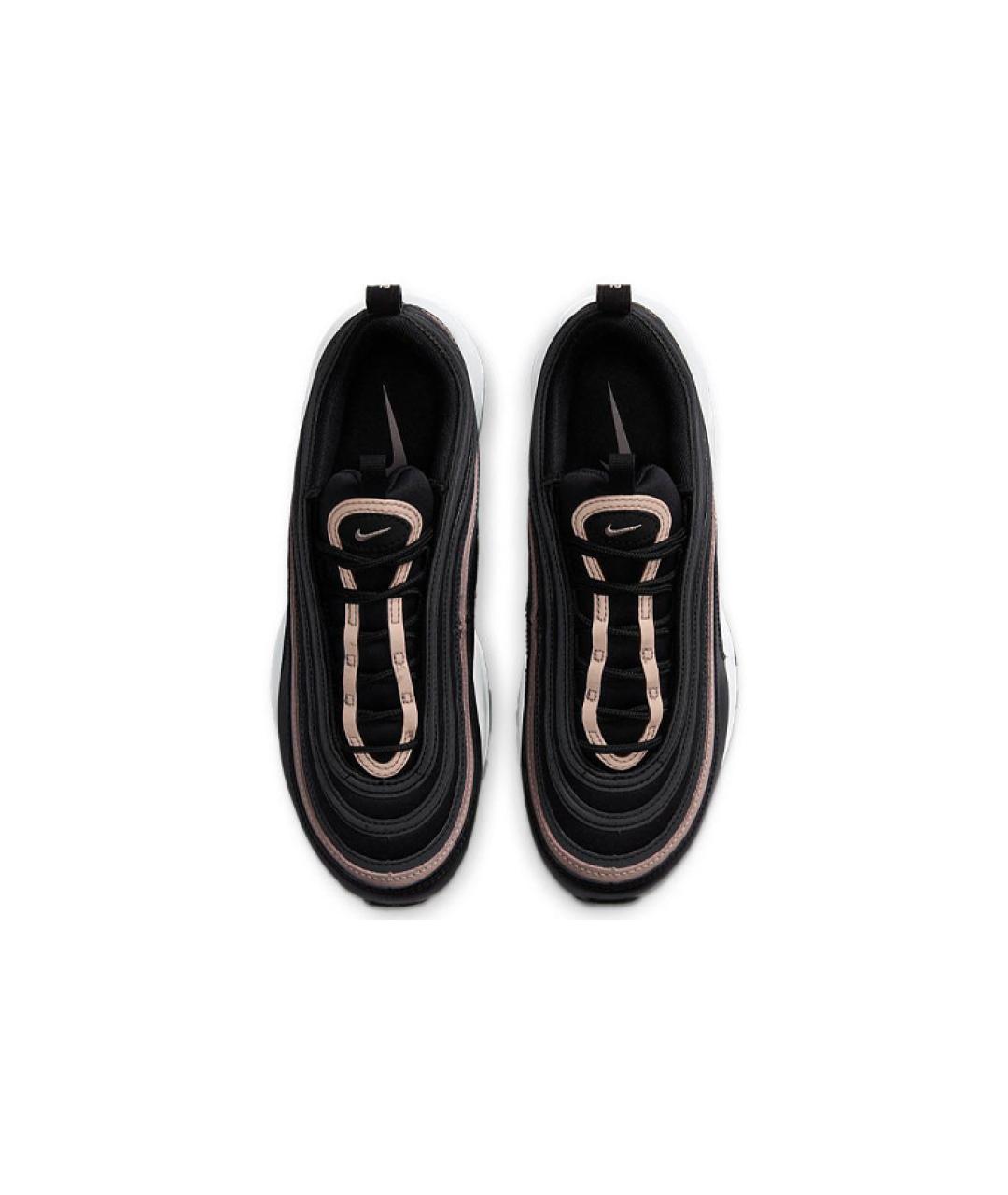 NIKE Черные кожаные кроссовки, фото 4