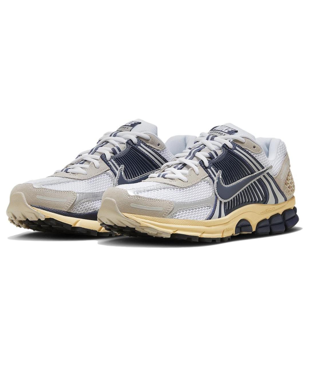 NIKE Серые кожаные низкие кроссовки / кеды, фото 4
