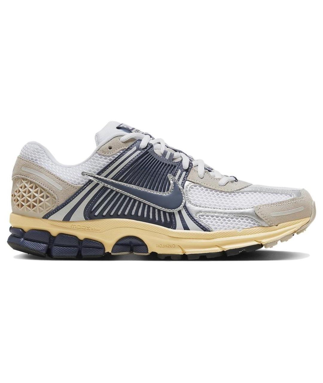 NIKE Серые кожаные низкие кроссовки / кеды, фото 1