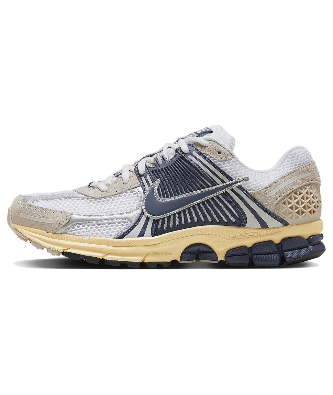 NIKE Серые кожаные низкие кроссовки / кеды, фото 2