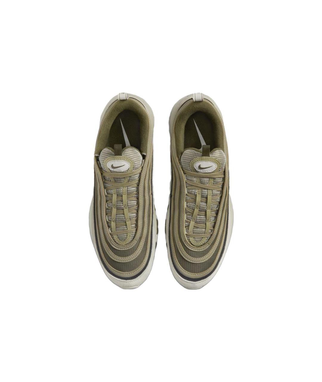 NIKE Зеленые низкие кроссовки / кеды, фото 4