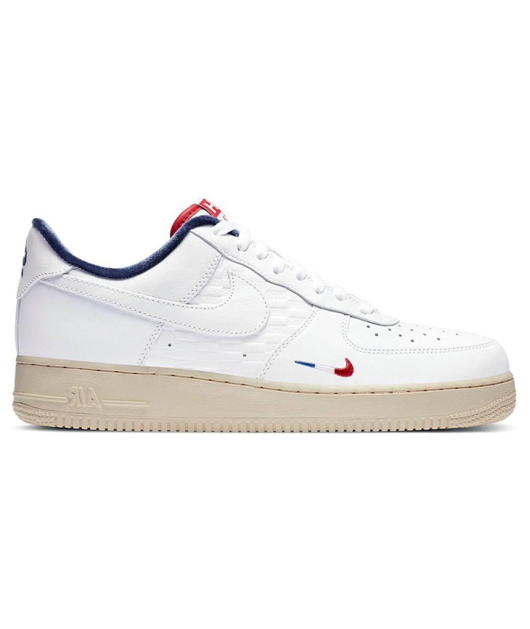 NIKE Белые кожаные кроссовки, фото 1