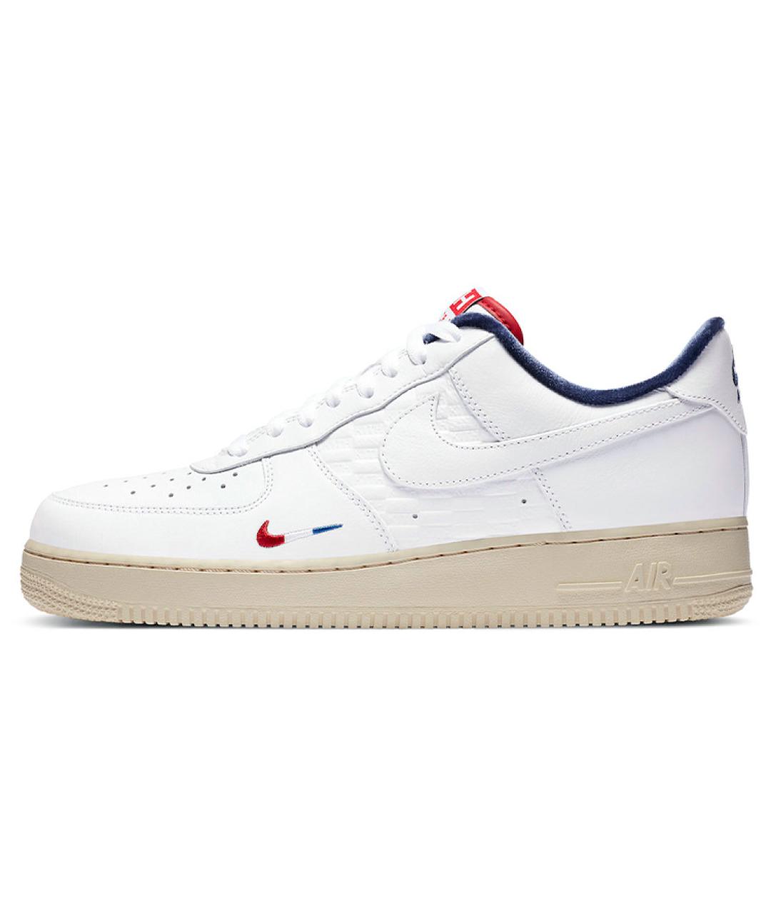 NIKE Белые кожаные кроссовки, фото 2