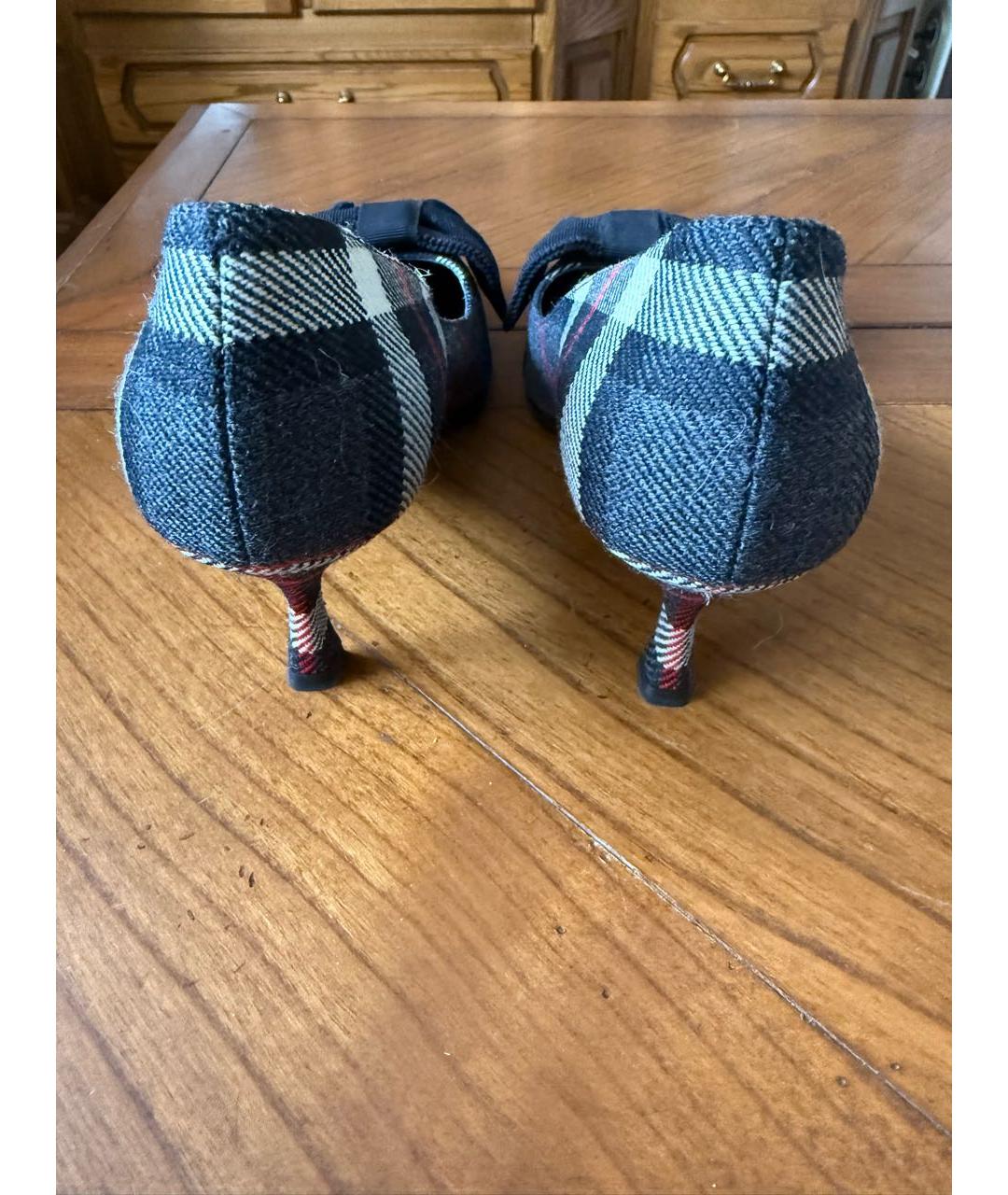 PRADA Мульти текстильные туфли, фото 3