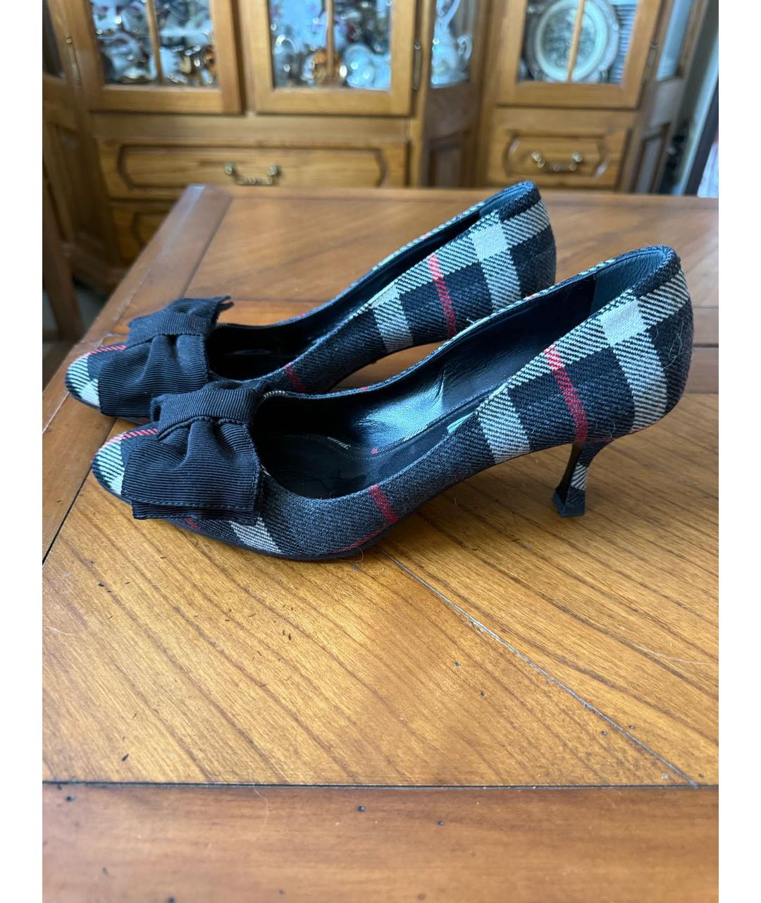 PRADA Мульти текстильные туфли, фото 5