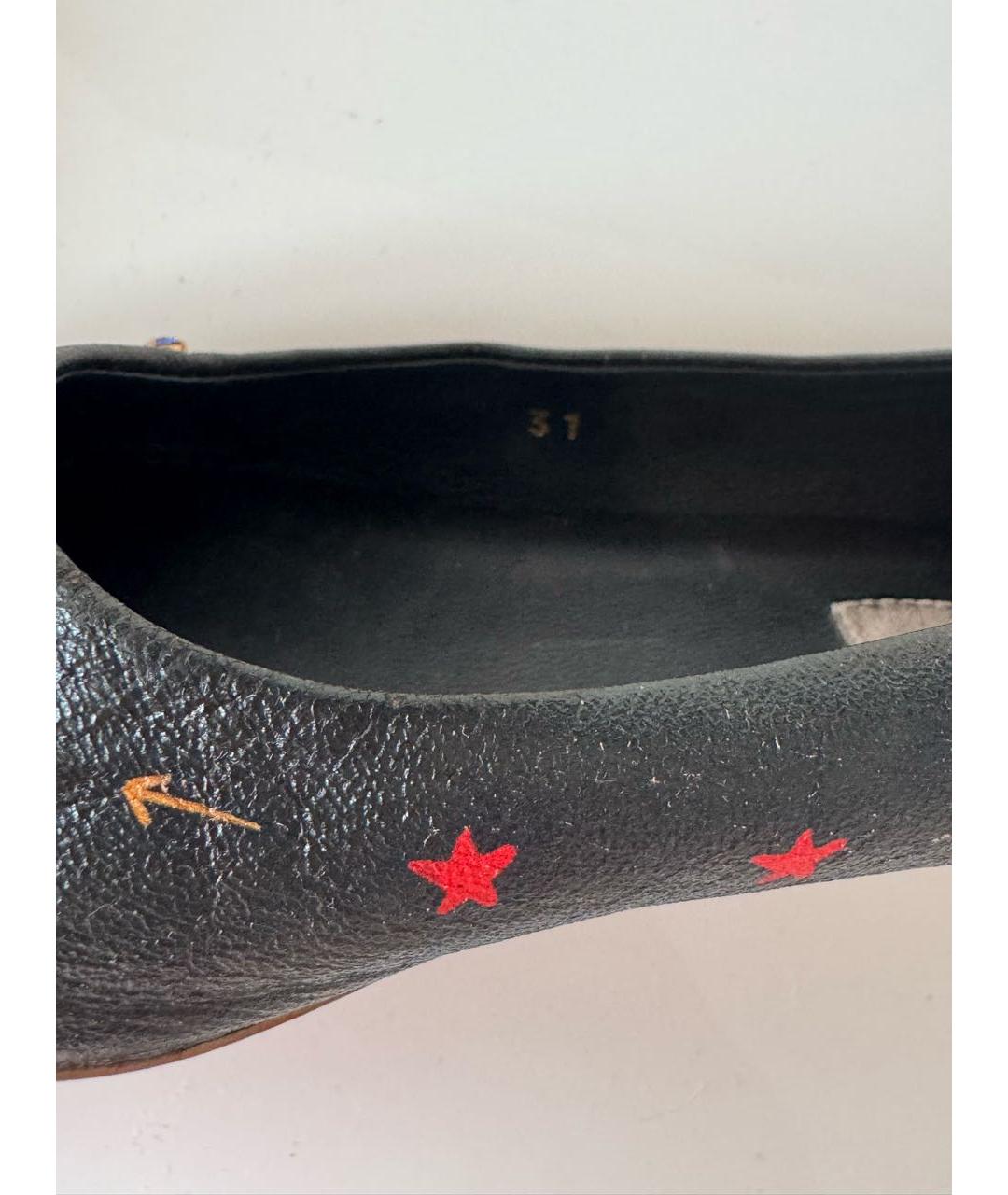 DOLCE&GABBANA Коричневые кожаные балетки, фото 5