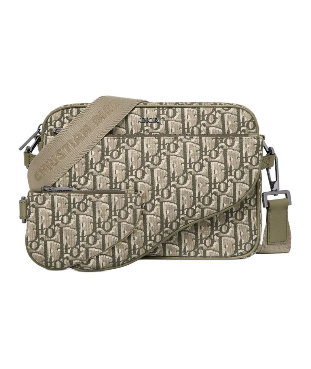 CHRISTIAN DIOR Хаки сумка на плечо, фото 1