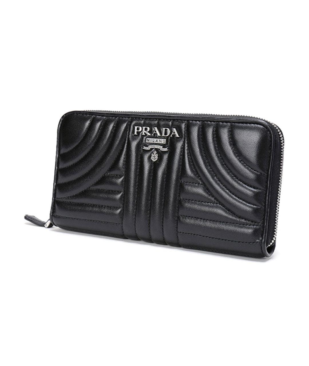 PRADA Черный кошелек, фото 4