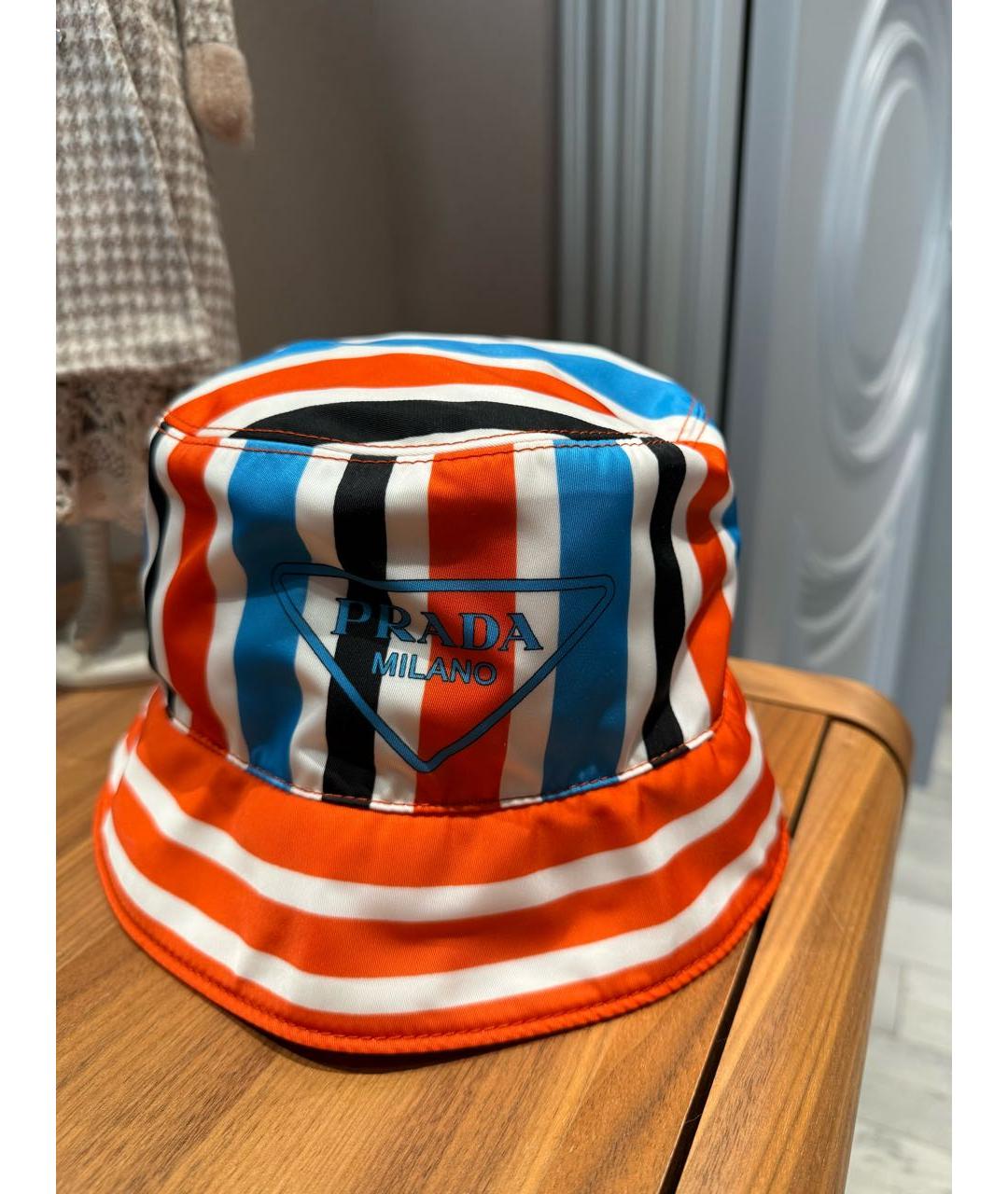 PRADA Голубая панама, фото 4