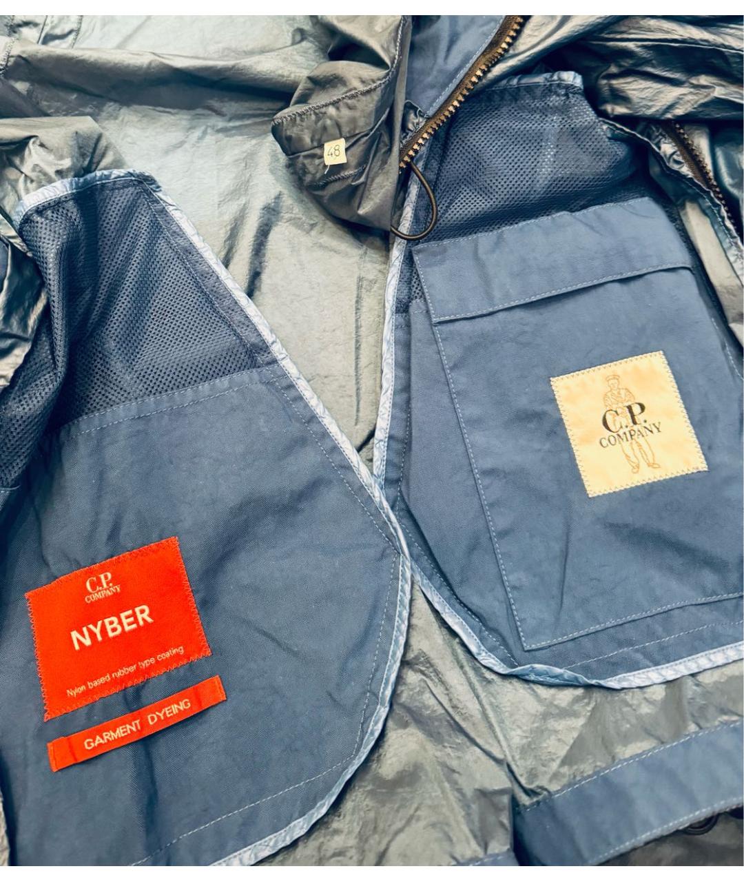 CP COMPANY Темно-синяя полиамидовая куртка, фото 4