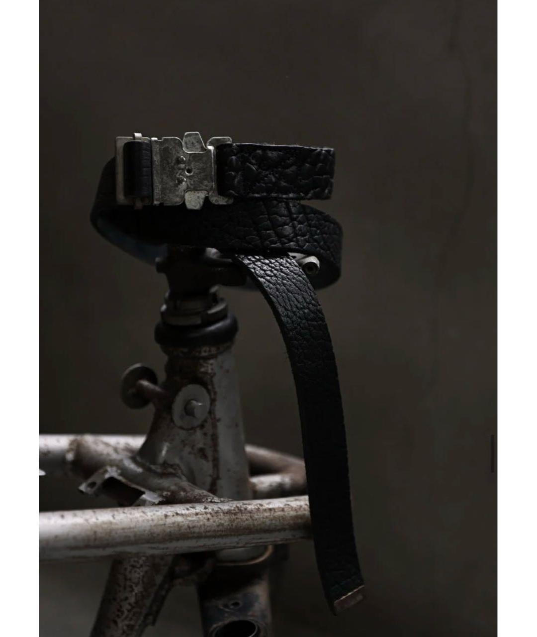 GUIDI Черный кожаный ремень, фото 6
